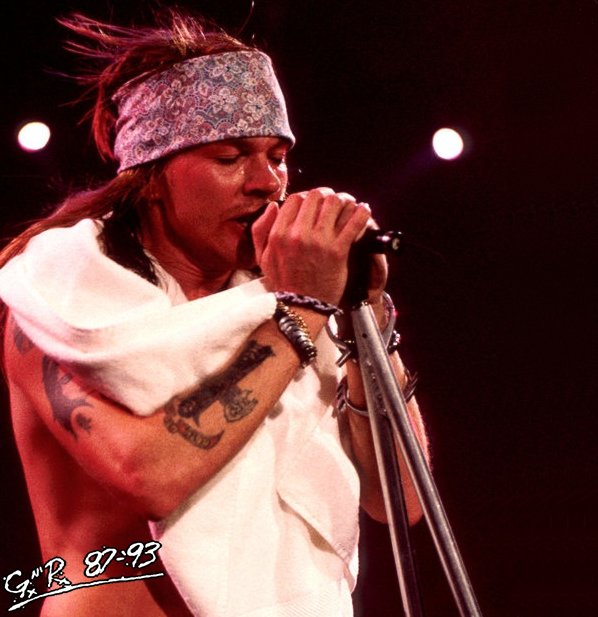 Founder and lead singer of Guns N' Roses,
