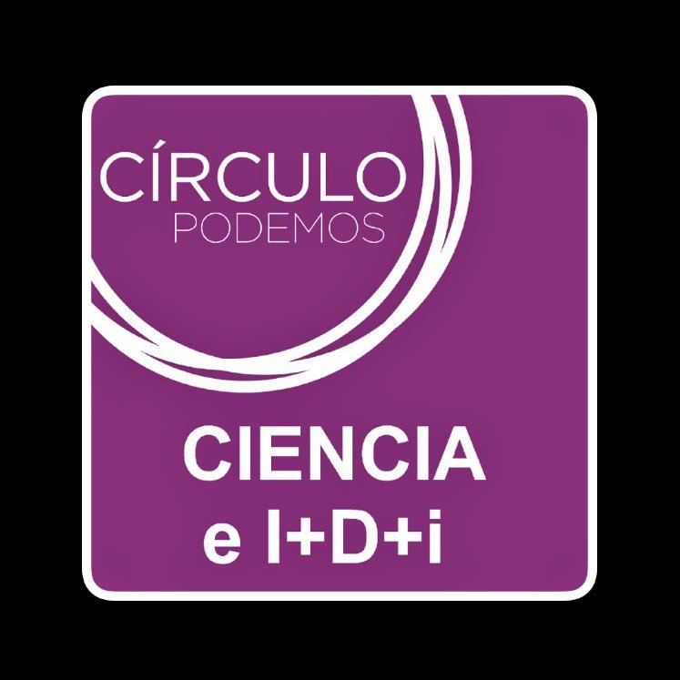 Círculo Podemos Ciencia e I+D+i. También estamos en FB: https://t.co/7KnyhbtbCY

El perfil del Área estatal de Política Científica es @Podemos_CIDi