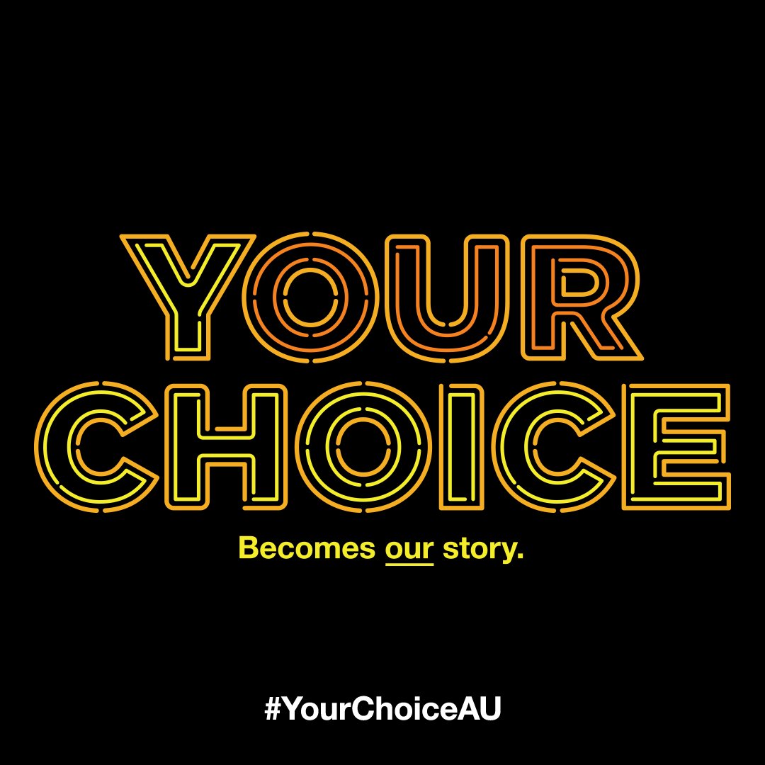 Music lovers, help us create a culture of positive change. #YourChoiceAU