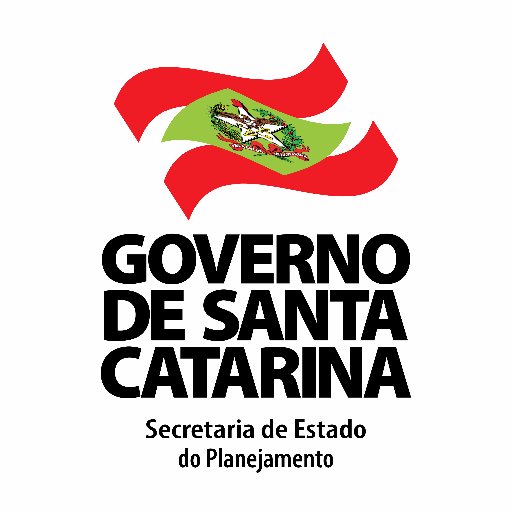 Twitter oficial da Secretaria de Estado do Planejamento do Governo de Santa Catarina.