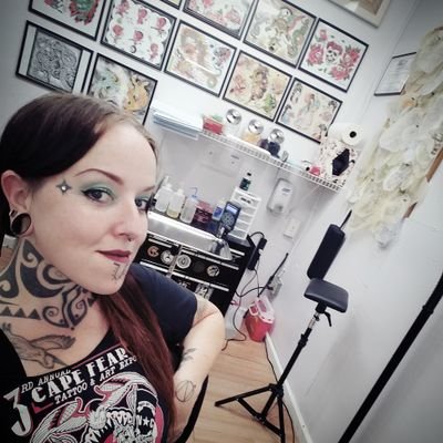 DixieDeyne's profile picture. Tattooer.  Bellydancer.  Fire performer.  Guitar picker.