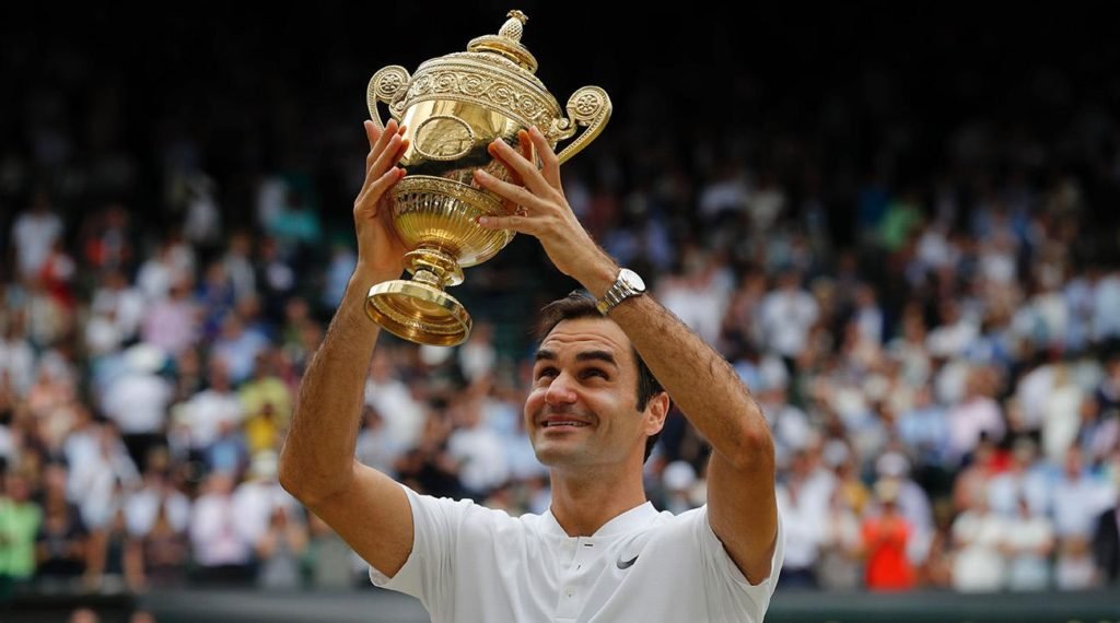 Official ® Mr. Eighth Wimbledon title - Trophy profession
