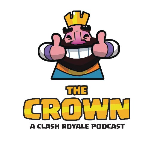 CrownPodcast's profile picture. A Clash Royale podcast where each episode we pick a topic, strategy, deck, or card and talk to someone who knows it well.