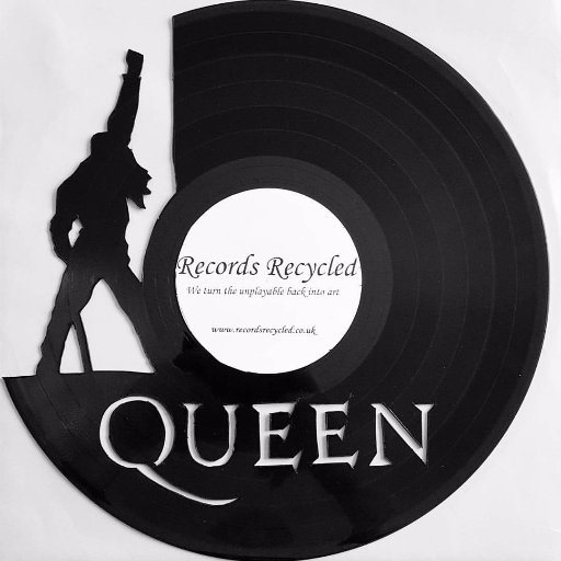 We recycle old, unwanted, unplayable vinyl, and turn the music back into works of art.