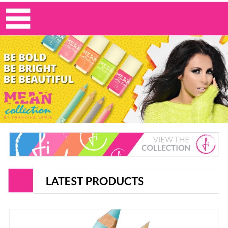 we are a cosmetics company started by BGT's @francine_lewis supplying quality makeup and associated products. NOT TESTED ON ANIMALS please DM any enquiries x