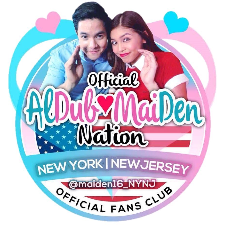 Official ALDUB|MAIDEN Fans Club NEW YORK|NEW JERSEY Chapter. Affiliated to ALDUB|MAIDEN NATION @MaineAlden16