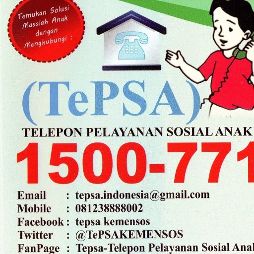 TePSA adalah telepon layanan informasi pengaduan dan konseling bagi anak-anak yang membutuhkan, mengalami masalah darurat.
whatsapp : 0812-3888-8002