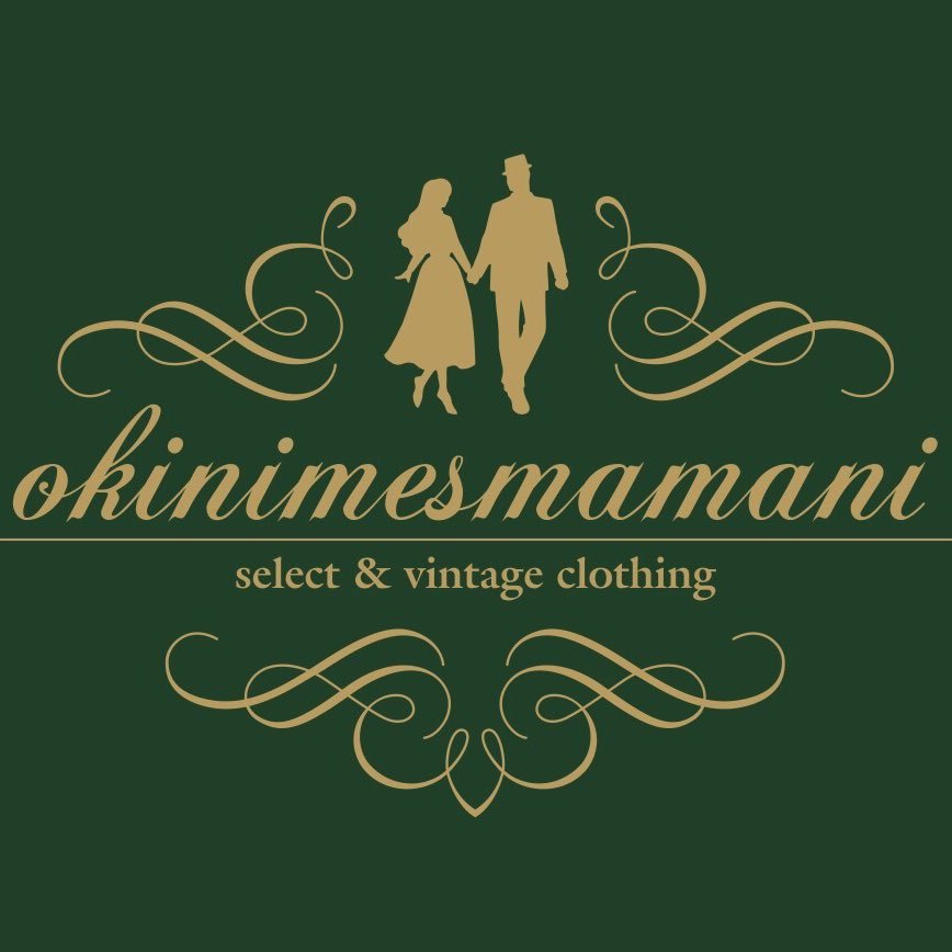 Mens & Ladies vintage clothing (13:00~20:00) 定休日→毎週水木金(心斎橋駅徒歩3分) 通販はオンラインショップに掲載された商品のみご購入可能です。※お問い合わせはメールにてお願い致します。 okinimesmamani@gmail.com