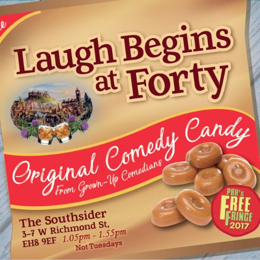 Original comedy candy from grown-up comedians. 
A pick-and-mix bag of deliciously hilarious comedians with one thing in common.