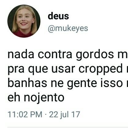 OLHEM ESSE TWEET FIXADO
