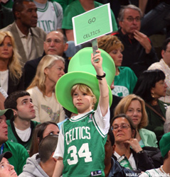 A far-fetched idea to see if we can mobilize Celtics chants during a playoff game