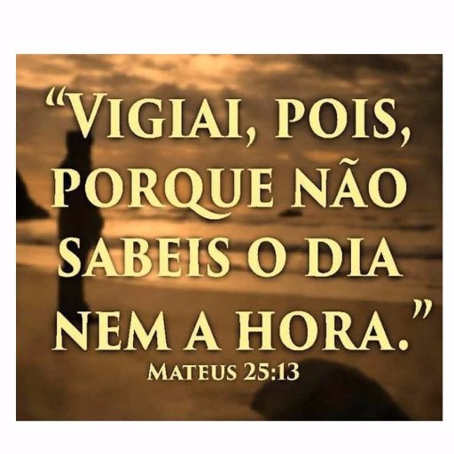 Eis que venho sem demora; guarda o que tens, para que ninguém tome a tua coroa.
(Apocalipse 3.11)