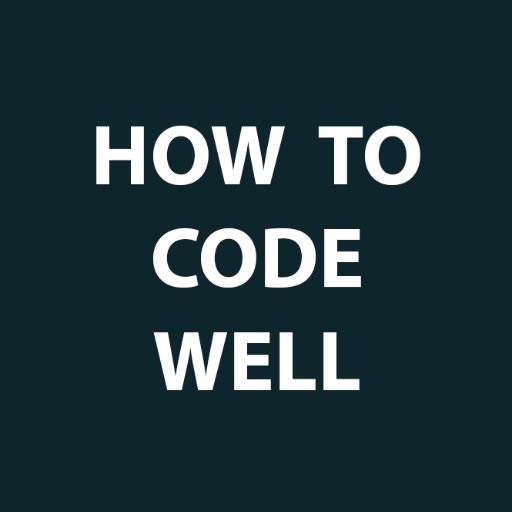 @howToCodeWell