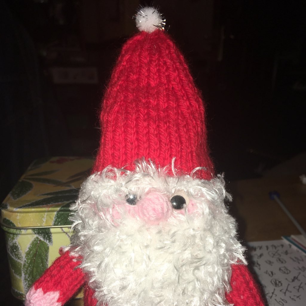 Crafty knitting and crochet! Specialist in knitted Santa gnomes!!