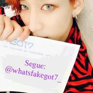 Mudamos de FC: @Whatsfakegot7_ Sigam, não vão se arrepender, ilusão nunca é demais ❤
Te dei follow grátis retribua seguindo @whatsfakegot7_
SDV