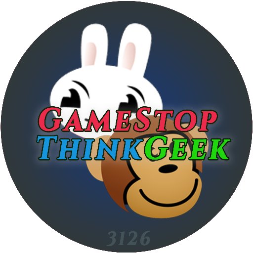GSThinkgeek3126's profile picture. GameStop & ThinkGeek Hybrid store.
Get your geek on, get your game on.