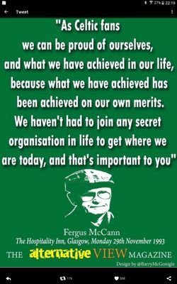 Miserable old git! Celtic and Scottish football fan except sevco, never liked the old club either! , wee wanks of any persuaison needn't bother following me👍
