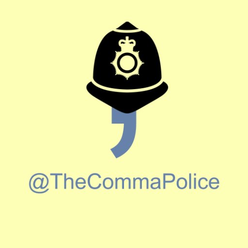 Policing commas left, right, and centre (NB: Oxford Comma). Follow my Instagram, you won't be sorry (Instagram: @TheCommaPolice). Send me your commas📝