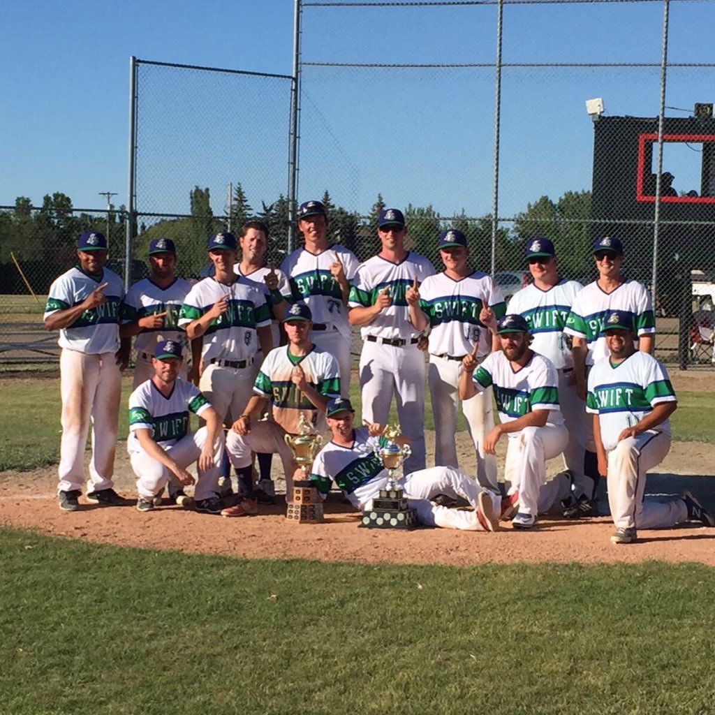 Swift Current Sr Men's Baseball team. 2X Sask-Alta League Champions (2016, 2017). #Goats