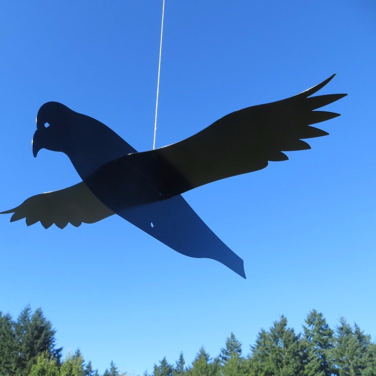 Scare birds away from your fruit fast!  Designed for orchards, vineyards, berry patches, and gardens.  Created by fruit growers, for fruit growers.  Made in USA