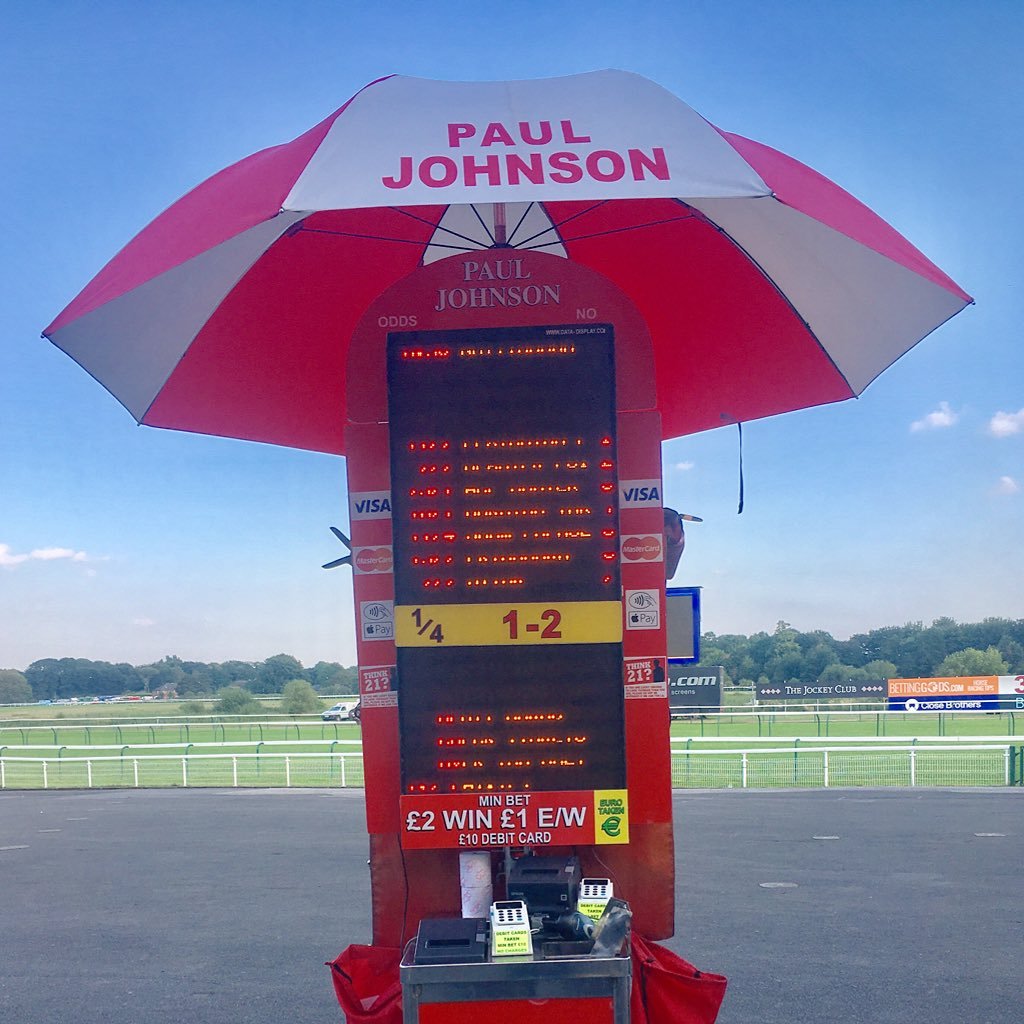 Official a/c for on course bookmakers Paul Johnson. Will post special offers for Twitter followers attending race meeting. Bet responsibly. 18+ only.