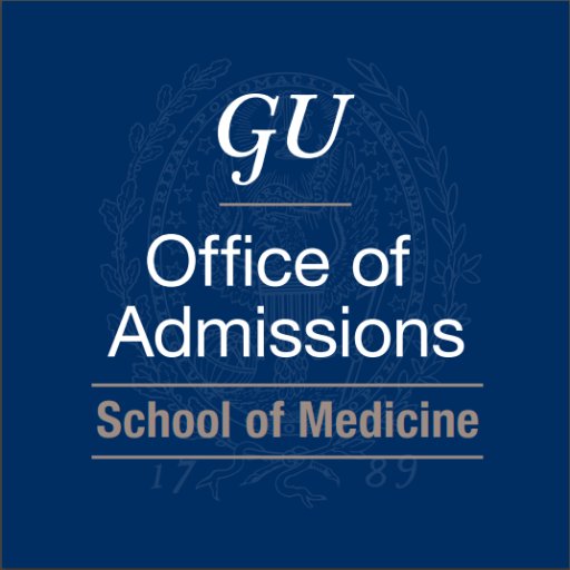 Tweets from the Office of Admissions at the Georgetown University School of Medicine, founded in 1851.