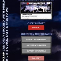 Thunderclap support (@thunderbuddiesx) 's Twitter Profile