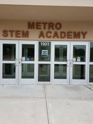 MTCSTEMAcademy's profile picture. Metro STEM Academy houses Biomedical Sciences Academy and Pre-Engineering Academy, serving Oklahoma City students in grades 10-12
