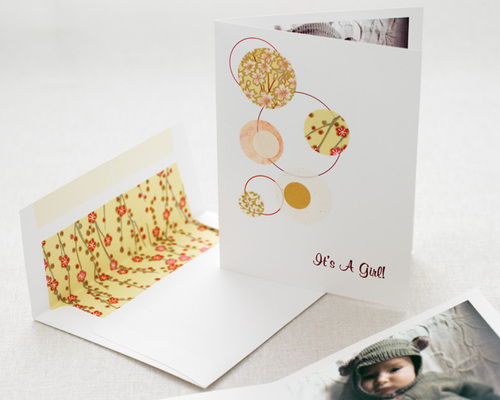 Handmade invitations and greeting cards.