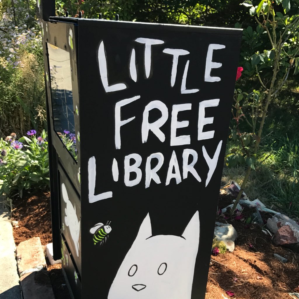 Little Free Library on Alder Street between Tolmie & Finlayson, in Victoria BC #YYJ