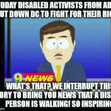 The name is partially ironic, as one cannot be bi-abled such as biracial or bisexual. But it also refers to the double identities within my life.