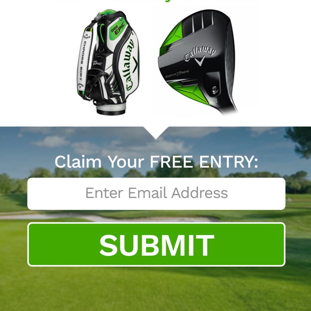 Click our website link below to enter in a chance to win a $1000 set of Callaway Golf Clubs for FREE!