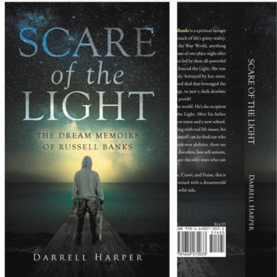 I'm Darrell Harper the writer of the book series Scare of the Light: The Dream Memoirs of Russell Banks watch the growth and help it grow by sharing