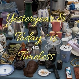 I sell #vintage from #Yesteryear and #new from #today. So that the Timeless beauty of both will entwine in our lives every day. 