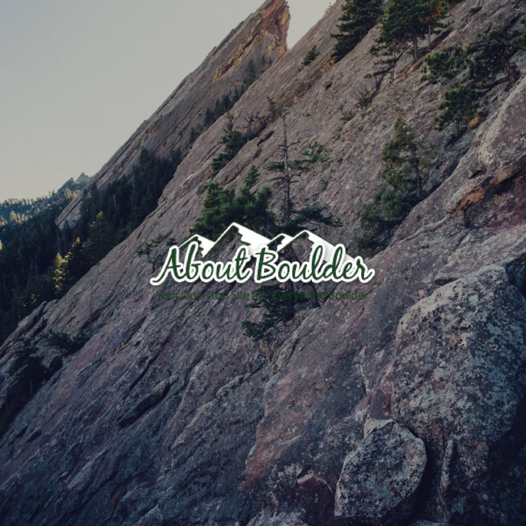 Your One-Stop Site for Everything Boulder | IG: AboutBoulder | Facebook: https://t.co/oWgbMZpH5X