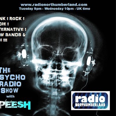 Tune in to the PSYCHO RADIO Show every Wednesday night at 10pm GMT for the best Rock / Punk / Alternative bands past present & future! Hosted by @PeeshNE63