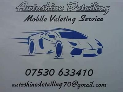 Autoshine detailing mobile valeting service i come to your home or place of work for a quote  call 07530633410