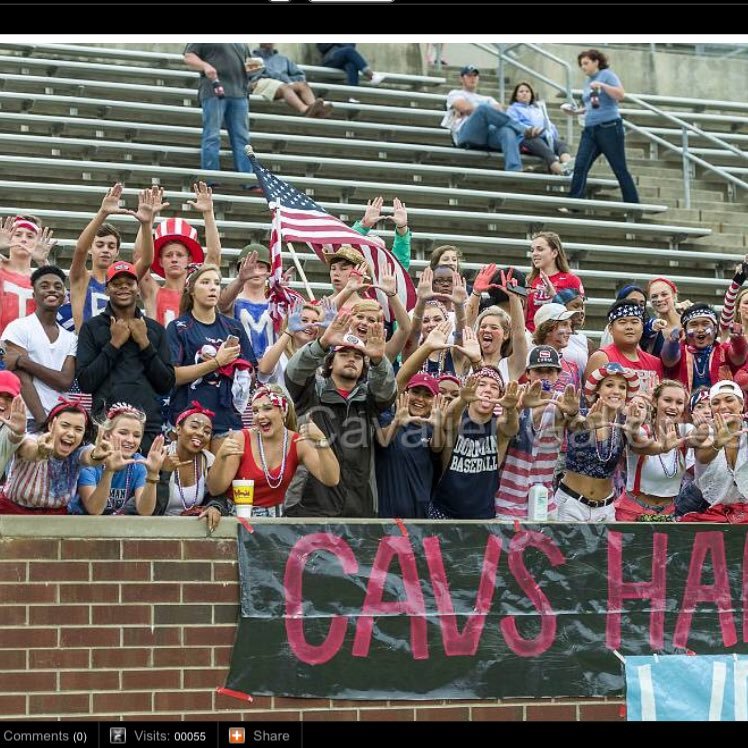 🏈⚽️Student section account for all sports! 🏀Go CAVS 🏐🎾