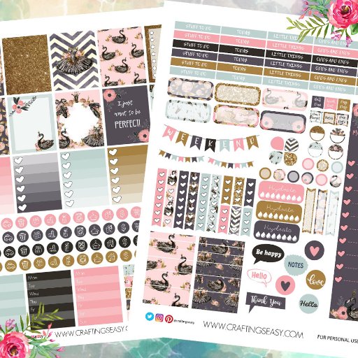 Visit our website. All planner sticker and wall art designs are on 20% Off!