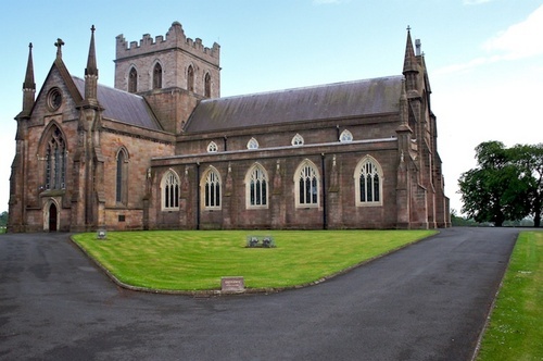 St Patrick's Cathedral was built in 445AD by St Patrick with the current building dating from 1268.
