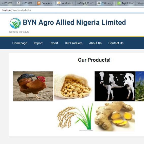 bynagroallied's profile picture. Our Vision is to be one of leading agro allied company in import and export