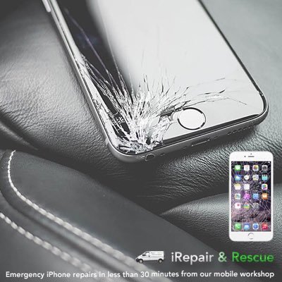 Screen cracked? No problem. Emergency iPhone repairs in less than 30 minutes from our mobile workshop.