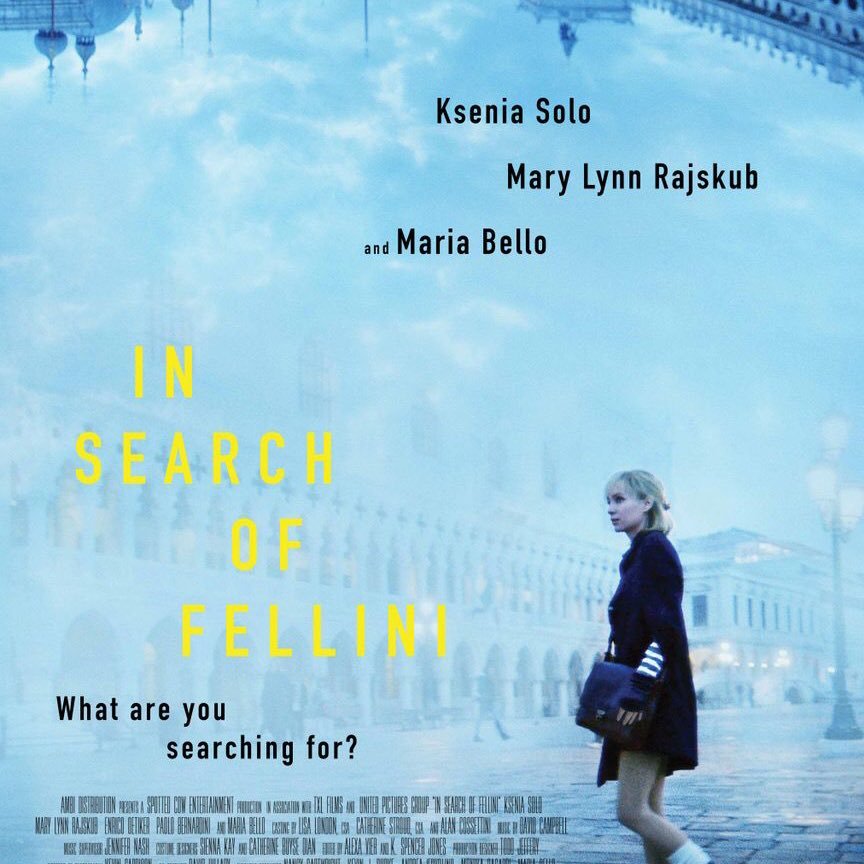 Film starring @kseniasolo, @maria_bello, & @MaryLynnRajskub - A girl sets off on a strange, beautiful journey across Italy to find filmmaker Federico Fellini