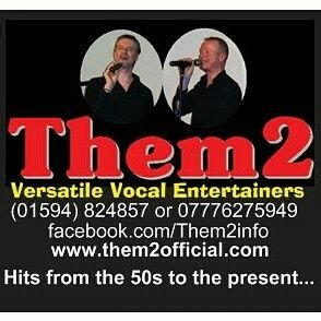 Them2Official's profile picture. Male Vocal Duo who sing in pubs/clubs  at Birthdays, Weddings,Civil Partnerships, Halloween, Christmas, New Year's Eve and many other functions. One Love!