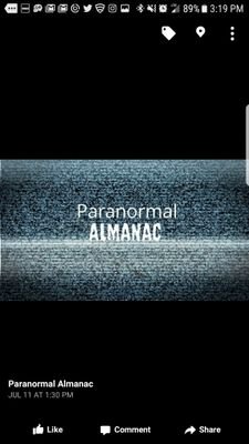 Join us for Paranormal Almanac- a podcast that looks at everything paranormal and metaphysical with your host Curt Sandvig