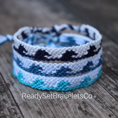 Custom and colorful friendship bracelets from PA - sold on etsy