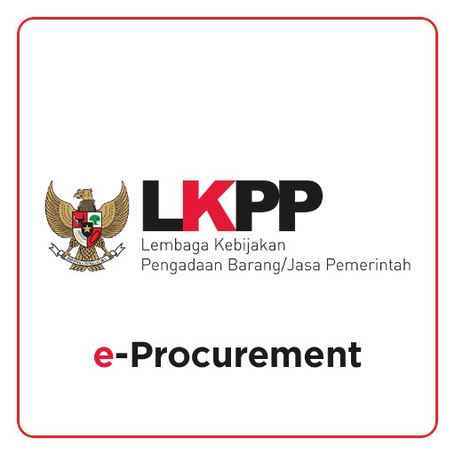 Offical twitter of eProcurement LKPP

Dikelola oleh Direktorat Pengembangan Sistem Pengadaan Secara Elektronik - LKPP