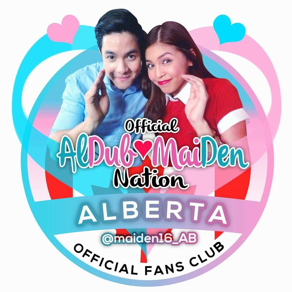 Official ALDUB|MAIDEN Fans Club Alberta, Canada Chapter. Affiliated to ALDUB|MAIDEN NATION @MaineAlden16