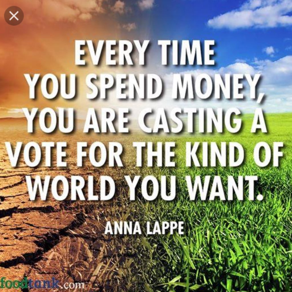 Nieuws, tips en info 'about stuff that makes you feel good'. EVERY TIME YOU SPEND MONEY, YOU'RE CASTING A VOTE FOR THE KIND OF WORKD YOU WANT - Anna Lapse