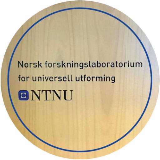 uu_lab_ntnu's profile picture. Norsk forskningslaboratorium for universell utforming jobber for et Norge med plass til alle, og twittrer om stort og smått som skjer på laben.